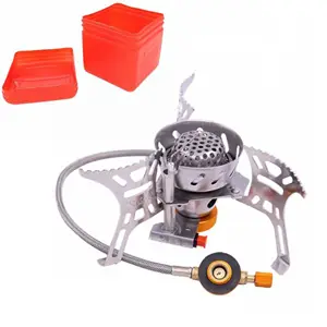 Portable Cassette Furnace Camping Butane Gas Stove Emergency,Stove for Travel Hiking Trip/