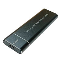 Casing Aluminium Alloy dengan Pembuangan Panas Cepat dan Transmisi Kecepatan Tinggi Kotak Drive Solid-state Eksternal M.2 NVME SSD