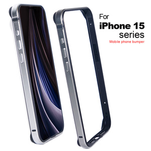 Phổ TPU + Kim Loại Khung Bumper Đối Với <span class=keywords><strong>iPhone</strong></span> 15 Pro Max Siêu Mỏng Chống Gõ Khung Điện Thoại Bumper Đối Với <span class=keywords><strong>iPhone</strong></span> 14 15 - Product Image 1