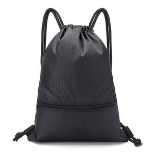 Polyester <b>Drawstring</b> Backpack Gift Bags Custom Logo Promotional 210D Polyester <b>Drawstring</b> Backpack Bag Sports Bag - Product Image 5