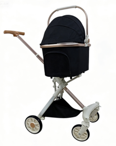 Carrinho de Transporte para Animais de Estimação Mamago 701 Dobrável com 4 Rodas em Liga de Alumínio para Cães e Gatos - Leve, Dobrável com Uma Mão, Capacidade de 15kg, Lavável e Aprovado para Companhias Aéreas - Product Image 2