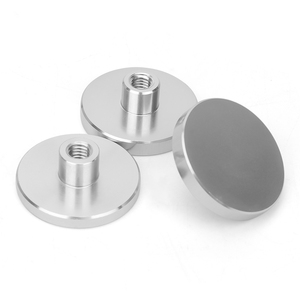 Stainless steel round base with convex internal thread, round anti-collision steel sleeve, cylindrical stepped nut <b>fastener</b> - Product Image 2