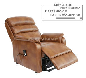 Sillón Reclinable Eléctrico de Cuero Moderno, Muebles para el Hogar, Sillón de Cuero para Sala de Estar, Silla de Oficina Elegante - Product Image 4