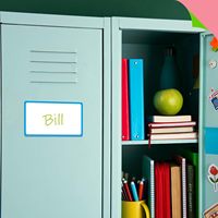 40 PCS Interactive Dry Erase Réutilisable Neon Name Tag Stickers Frame Colorful Magnetic Labels 8 Colors Whiteboards Product