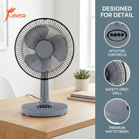 Ventilateur de table en métal diamanté antirouille 12 pouces, 3 vitesses, commande manuelle, pour climat tropical, fort débit d'air, OEM
