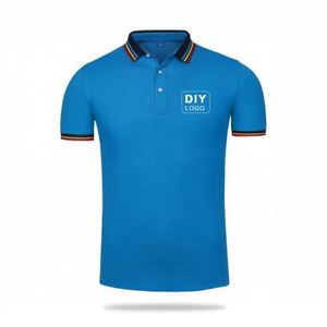 เสื้อยืดโปโลผ้าสแคลลอปทรงกลมสำหรับออกกำลังกายและเล่นกีฬาผู้ชาย รุ่นใหม่ปี 2021 ราคาถูก มีหลายขนาดให้เลือก - Product Image 1