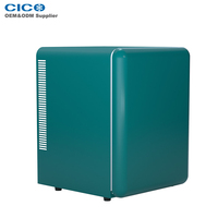 CICO Silent Mini Bar Frigo-Prix d'usine en gros Mini Table Top Porte en verre 30L Energy Drink Display Frigo réfrigérateur rétro