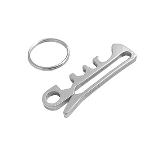 Fiery Fox Upgraded Wrench Waist Clip Stainless Steel <b>Key</b> Holder Minimalist EDC Tool for <b>Wallets</b> and Outdoor Gear - Product Image 3