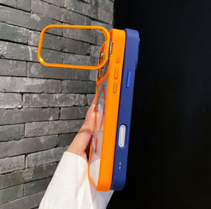 GSCASE Custodia Magnetica <span class=keywords><strong>Trasparente</strong></span> all'Ingrosso Nuovo Design Pieghevole con Supporto Protettivo per Telefono Cellulare per <span class=keywords><strong>iPhone</strong></span> 16 17 Pro Max - Product Image 3