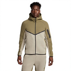Chándal AYUSON para Mujer con Capucha, Diseño Color Block, Forro Polar 2 en 1, Cierre de Cremallera, Transpirable, Estilo Deportivo, Ropa de Invierno - Product Image 1