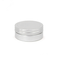 Boîtes et pots en aluminium vides de 25 g, contenants métalliques durables pour fards à paupières, crèmes pour le visage et emballages cosmétiques