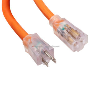 Câble d'extension extérieur robuste de calibre 12/3, étanche avec extrémité éclairée, flexible, résistant au froid, cordon électrique à 3 broches pour l'extérieur - Product Image 5