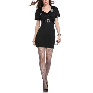 Costume de policière sexy de haute qualité à bas prix, uniforme pour femme adulte, costume de cosplay pour Halloween, robe de soirée épicée - Product Image 4