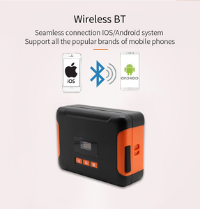 Address Label Maker <strong>Bluetooth</strong> 4'' Thermal Portable Label Maker <strong>Machine</strong> for Small Business Compatible with PC; IOS Android, Phone - Product Image 4
