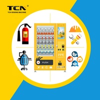 Gilets fluorescents TCN, lunettes en plastique, distributeur automatique de gants, distributeur automatique de PPE