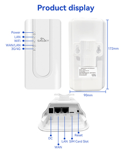 Globale Versie 4G Outdoor Cpe 5dbi 4G Outdoor Lte <span class=keywords><strong>Modem</strong></span> Draadloos Toegangspunt Xm207 - Product Image 6