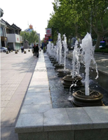 Buses de colonne d'eau aérée par glace européennes personnalisées pour la décoration extérieure de jardin paysager