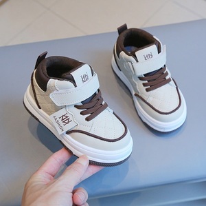 Printemps Automne Baskets de sport pour enfants Nouvelles chaussures montantes décontractées pour garçons Semelle souple légère à enfiler Respirante - Product Image 4