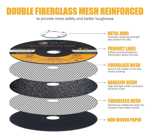 En stock 400 pièces Disques de coupe 115 mm ultra-minces 1 mm pour métaux, acier, métaux ferreux Livraison rapide Disques pour <span class=keywords><strong>meuleuse</strong></span> d'angle - Product Image 4