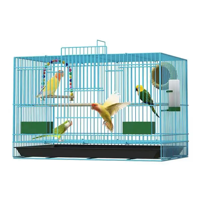 Wholesale outdoor 2 feet PVC coated galvanized breeding Bird cages for sale birds with stand