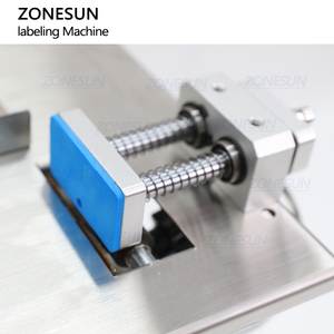 ZONESUN ZS-TB90B Semi-automatic Square Bottle Paper Box Tamper Evident <b>Label</b> <b>Applicator</b> Right Angle Corner Labeling Machine - Product Image 4