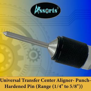 Surtido de Punzones Alineadores Universales para Centro de Transferencia, Pasador Endurecido de 1/4 a 5/8 Pulgadas, Acero para Herramientas EN31 - Product Image 3