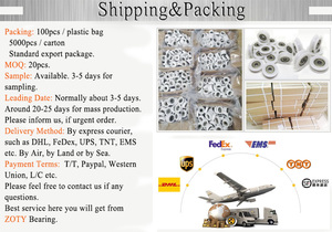 Trượt Nhựa Nylon Barn cửa con lăn 10x38x10 con lăn bánh xe BSR620040-11 10x40x11 cửa sổ trượt Con Lăn Đôi ròng rọc vòng bi - Product Image 4