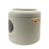 Mini cuiseur à riz électrique multifonction 400W 1,5L/2L avec fonction maintien au chaud, commande tactile, usage domestique et tasse à mesurer