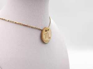 Oro Zodiaco collar <span class=keywords><strong>de</strong></span> colgantes <span class=keywords><strong>de</strong></span> Aries, Tauro, Géminis, Cáncer, Leo, Virgo, Libra, <span class=keywords><strong>escorpio</strong></span> acuario Piscis astrología símbolos - Product Image 2