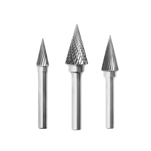 6mm Shank m/MX tập tin quay Burr khoan bit khắc công cụ quay vonfram thép phay cắt kim loại khắc đầu mài - Product Image 1
