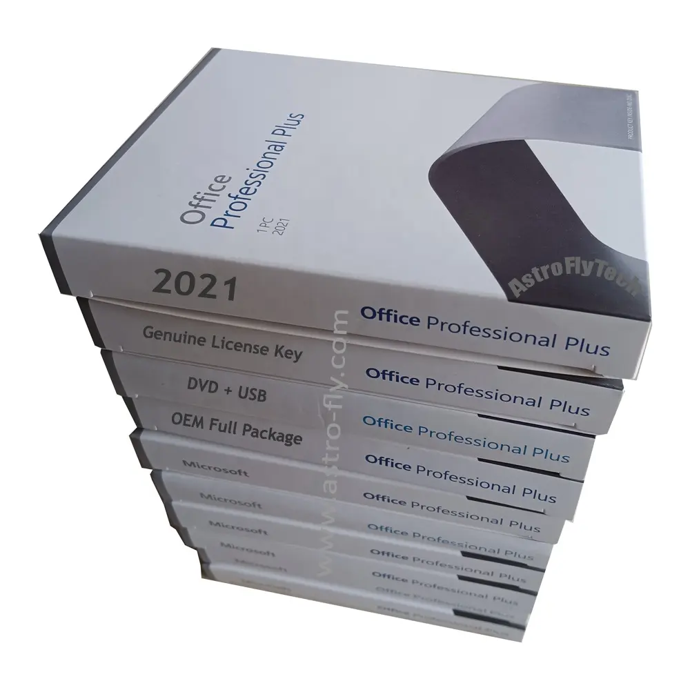 100% kantor Online profesional, 2021 kantor Plus DVD kantor 2021 Pro Plus bahasa Global Office Pro Plus 2021 DVD Full Box pengiriman cepat