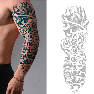Bxtats Venta al por Mayor, 68 Estilos de Tatuajes Temporales de Tótem Tribal, Resistentes al Agua, con Tinta de Jazmín, Semipermanentes, para <span class=keywords><strong>Brazo</strong></span> Completo, Duran 2 Semanas - Product Image 4