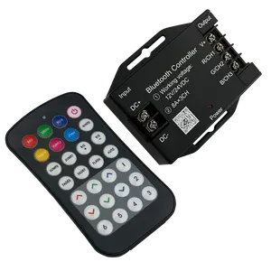 Feican 24 tuşları RGB Bluetooth LED kontrol müzik Bluetooth Rgb kontrolör 12v için 5050 RGB COB şerit işıklar
