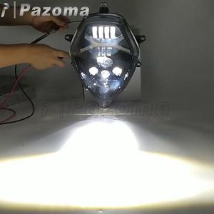 Faro delantero LED para motocicleta <span class=keywords><strong>SUZUKI</strong></span> <span class=keywords><strong>v</strong></span>-<span class=keywords><strong>strom</strong></span> DL1000 DL650, lámpara de circulación diurna, haz alto/Lo, 12V, color negro, E9 - Product Image 5