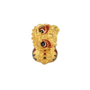 Personalizable Lion Beaded 2,7G 24K oro sólido joyería accesorio estilo grande soporte nuevo diseño para accesorios de joyería componentes - Product Image 3