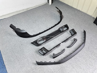 Kit carrosserie extérieur en fibre de carbone sèche style OEM pour Porsche 911 Carrera 992.2 : Lame avant, diffuseur arrière et bande de garniture avant