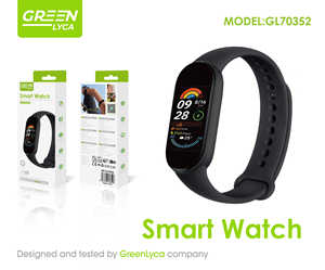 Reloj Inteligente GreenLyca OLED con Monitor de Ritmo Cardíaco, Contador de Pasos, Resistente al Agua IP67, para Hombres y Mujeres, Salud y Deportes - Product Image 1