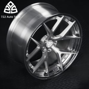 Jantes Forgées Automobiles 722 Deux Pièces Polies 18 19 20 21 22 23 24 Pouces 5x120 5x114.3 5x112 5x115 en Aluminium 6061 pour BMW Audi Mercedes - Product Image 3