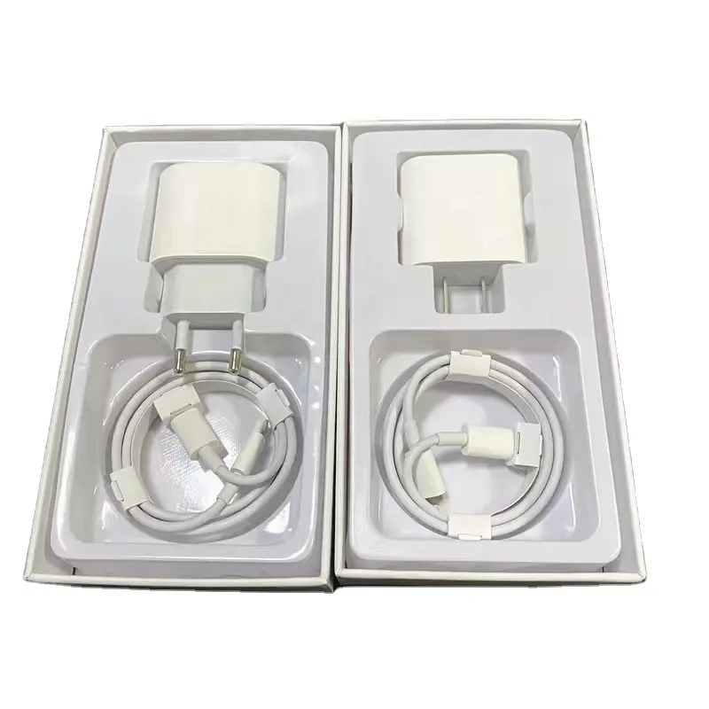 For iPhone14 Original Adapter PD 20W EU US USB-C Fast Charger Plug Wall Charger cable For iPhone charger