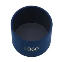 Tube d'emballage pour vêtements en carton velours laminé avec impression personnalisée