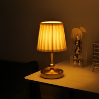 Lampe de chevet de bureau rechargeable, lampe de lecture pour restaurant, hôtel, bar, décoration de chambre à coucher, lampe de table LED sans fil, capteur tactile