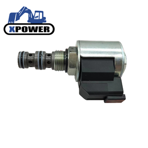 Válvula solenoide piloto de bomba hidráulica principal Xpower para miniexcavadora 12V/24V, compatible con 305.5E/306E/307E/423-4562/CA4234562, 6 meses de garantía - Product Image 1