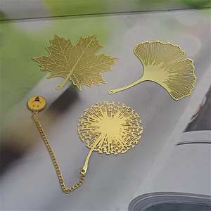 Fabricante, venta al por mayor, marcapáginas de vena de latón, regalos de empresa, borlas ahuecadas, manualidades, suministros escolares, novedad de <span class=keywords><strong>2022</strong></span> - Product Image 3