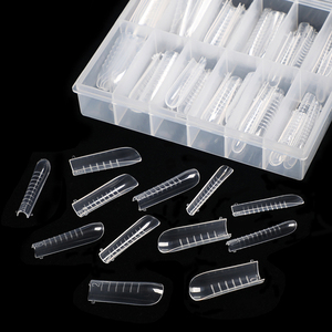 120 Uds. Moldes Cuadrados de Construcción Rápida para Uñas, Doble Forma, Puntas de Extensión de Gel UV Reutilizables, Herramienta de Sistema de Construcción de Uñas para Salón de Manicura y Arte de Uñas - Product Image 6