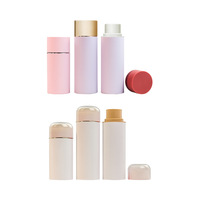 Tube de stick de maquillage vide personnalisé en plastique pour correcteur et blush, emballage cosmétique multicolore