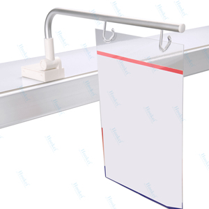 Support de bannière magnétique en aluminium de talker d'étagère de cintre de cadre d'aimant fort pour l'affichage d'étagères de magasin de détail - Product Image 1