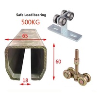 Rouleau de rail coulissant W65 pour porte, poulie de chariot suspendu pour machine à souder, roue de rail coulissant de suspension de levage