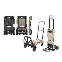 Chariot à main multifonctionnel professionnel facile à utiliser en PP et aluminium pour le camping, utilisable en toutes saisons