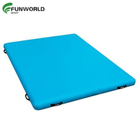 DWF – tapis d'eau gonflable flottant, plate-forme de ponton de pêche, plate-forme à Air, point de chute, station de plongée à vendre