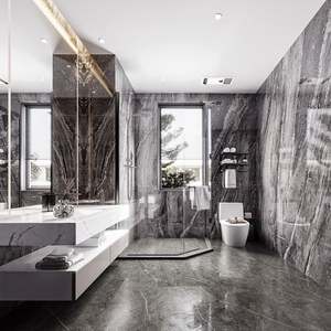 Mueble de Baño de Mármol con Espejo - Product Image 6